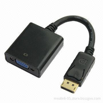DP M to VGA F Cable